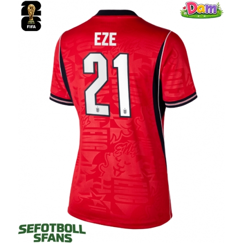 England Eberechi Eze #21 Bortatröja Kvinnor VM 2026 Kortärmad